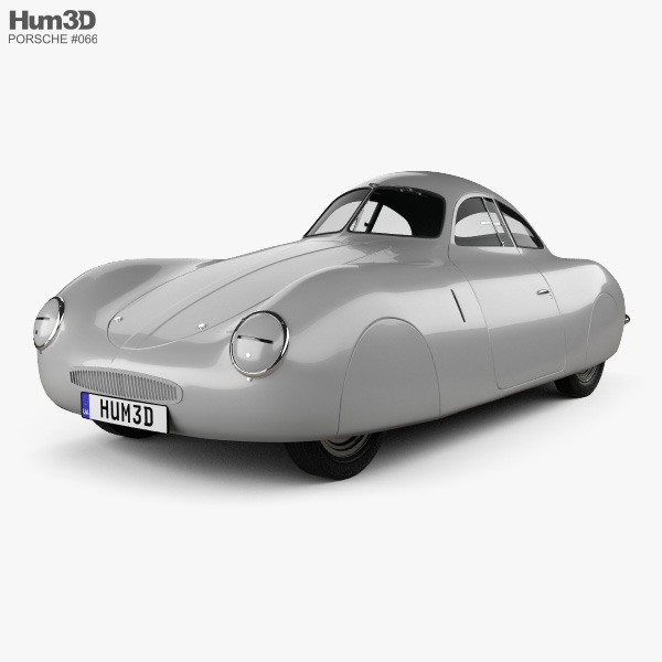 Porsche Type 64 1939 3D модель
