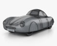 Porsche Type 64 1939 3d model wire render