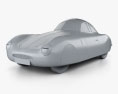 Porsche Type 64 1939 3d model clay render