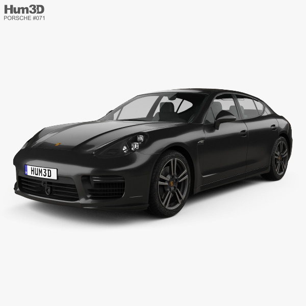 Porsche Panamera Turbo 2016 3D 모델 