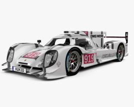 3D model of Porsche 919 hybrid 2014