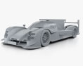 Porsche 919 混合動力 2017 3D模型 clay render