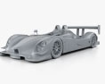 Porsche RS Spyder 2010 3D模型 clay render