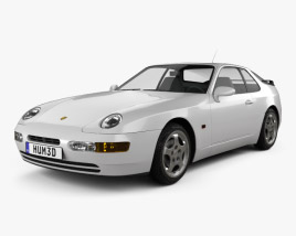 Porsche 968 1995 3Dモデル
