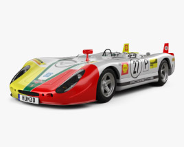 Porsche 908/02 Flunder Spyder 1969 3Dモデル