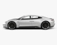 Porsche Mission E 2016 3d model side view