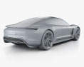 Porsche Mission E 2016 3d model