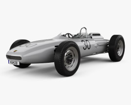 Porsche 804 1962 3D model