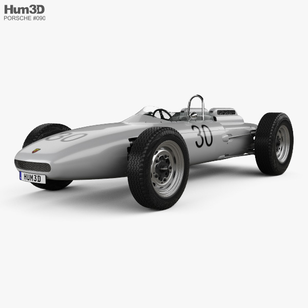 Porsche 804 1962 3D模型