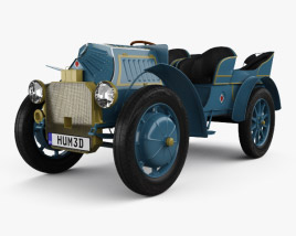 Porsche-Lohner Mixte hybrid 1900 3D model