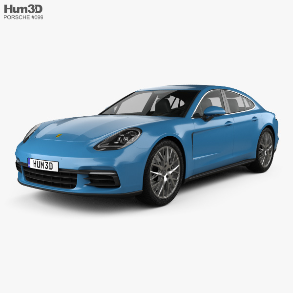 Porsche Panamera 4S 2020 3D model
