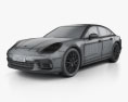 Porsche Panamera 4S 2020 Modèle 3d wire render