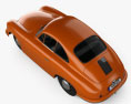 Porsche 356 Coupe 1948 3D модель top view