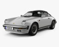 Porsche 911 Speedster (911) 1992 3D модель