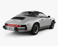 Porsche 911 Speedster (911) 1992 3D模型 后视图