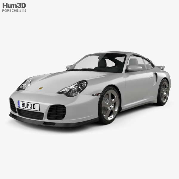 Porsche 911 Turbo coupe (996) 2003 3D model