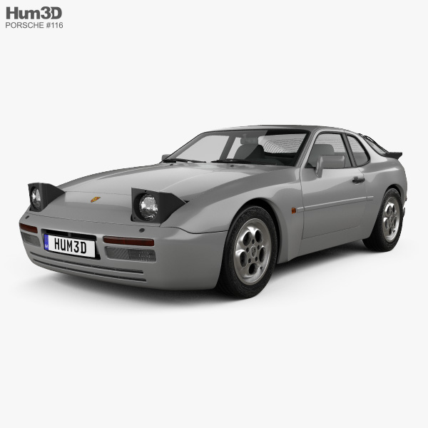 Porsche 944 Turbo 1985 3D model