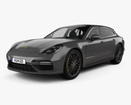 Porsche Panamera Sport Turismo Turbo 2020 3D model