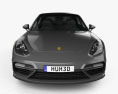 Porsche Panamera Sport Turismo Turbo 2020 3D模型 正面图