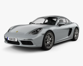 Porsche Cayman 718 (982C) 2016 3D model
