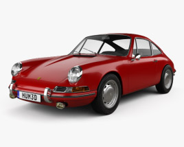 Porsche 911 coupe Prototype (901) 1962 3D model