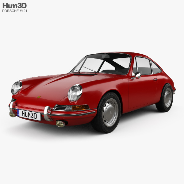 Porsche 911 coupé Prototipo (901) 1962 Modello 3D