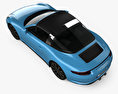 Porsche 911 Targa (991) 4S 2020 3D模型 顶视图