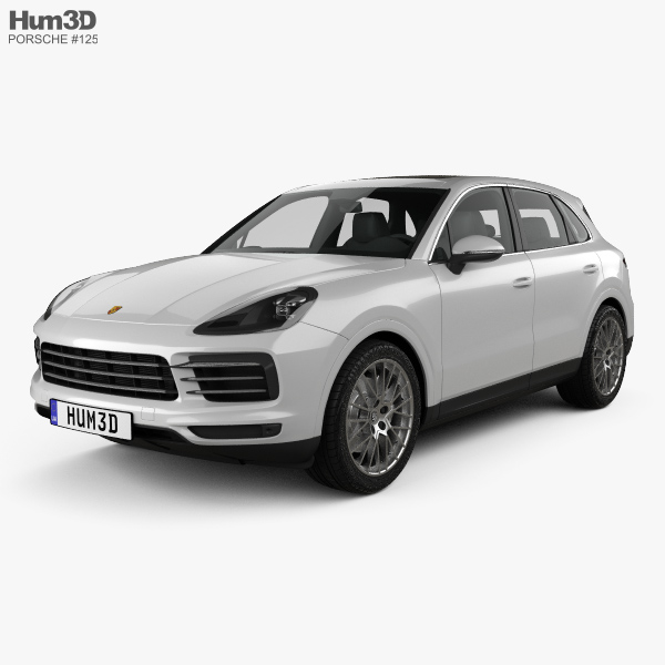 Porsche Cayenne S 2020 3D model