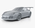 Porsche 911 Carrera GT3 Cup Car 2020 3d model clay render