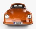 Porsche 356 coupe with HQ interior 1948 3d model front view