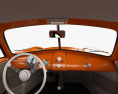 Porsche 356 coupe with HQ interior 1948 3d model dashboard