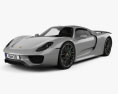 Porsche 918 spyder avec Intérieur 2015 Modèle 3d
