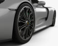 Porsche 918 spyder HQインテリアと 2015 3Dモデル