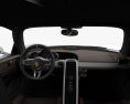 Porsche 918 spyder com interior 2015 Modelo 3d dashboard