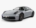 Porsche 911 Carrera 4S coupe 2022 3d model