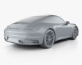 Porsche 911 Carrera 4S 쿠페 2022 3D 모델 