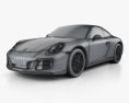 Porsche 911 Carrera GTS coupé 2022 3D-Modell wire render