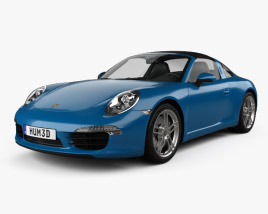 Porsche 911 Targa 4 2020 Modello 3D
