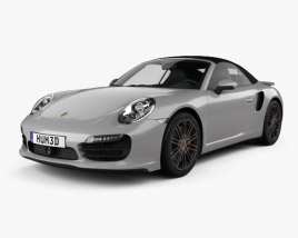 Porsche 911 Turbo cabriolet 2020 3D model