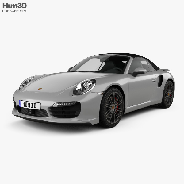 Porsche 911 Turbo cabriolet 2020 3D model