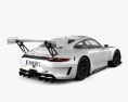 Porsche 911 GT3 R 2022 3D 모델  back view
