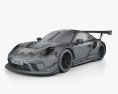 Porsche 911 GT3 R 2022 3D模型 wire render