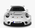 Porsche 911 GT3 R 2022 Modello 3D vista frontale