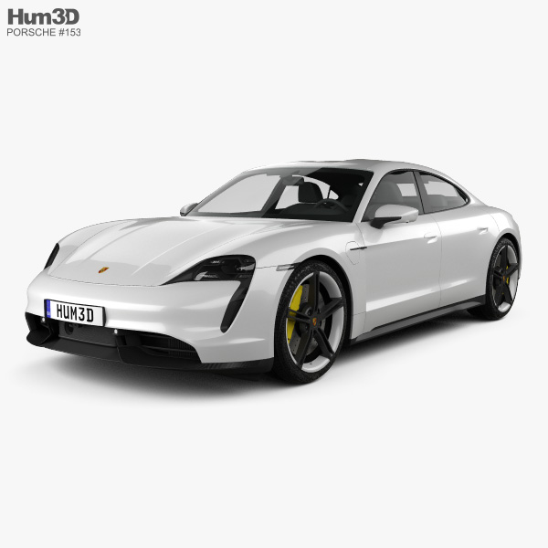 Porsche Taycan Turbo S 2022 3D模型