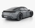 Porsche Taycan Turbo S 2022 3d model