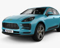 Porsche Macan S HQインテリアと 2018 3Dモデル