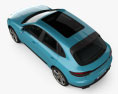 Porsche Macan S 인테리어 가 있는 2020 3D 모델  top view