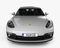 Porsche Panamera GTS with HQ interior 2022 3d model front view