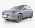 Porsche Macan GTS 2020 3Dモデル clay render