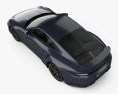 Porsche 911 Turbo S coupe 2022 3D模型 顶视图
